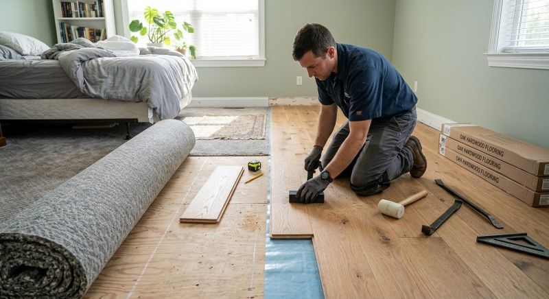 Oak Floor Replacement