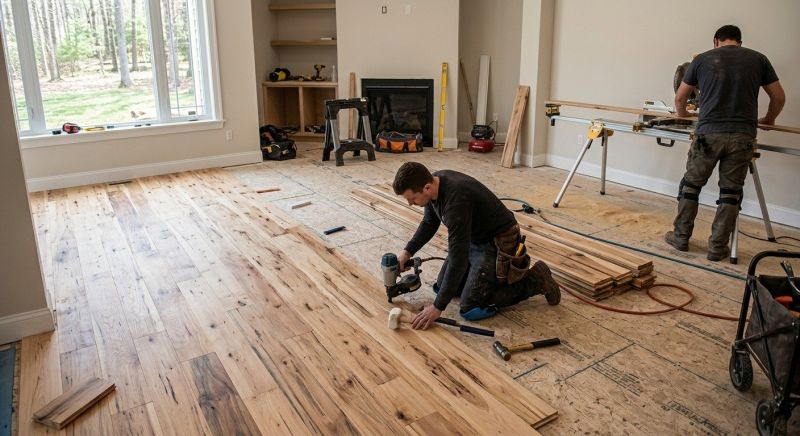 Hickory Floor Installation in Tampa, FL