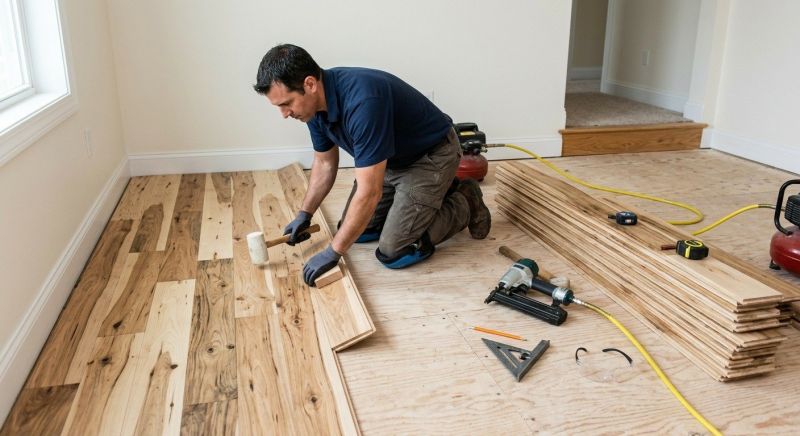 Hickory Floor Installation in Tampa, FL
