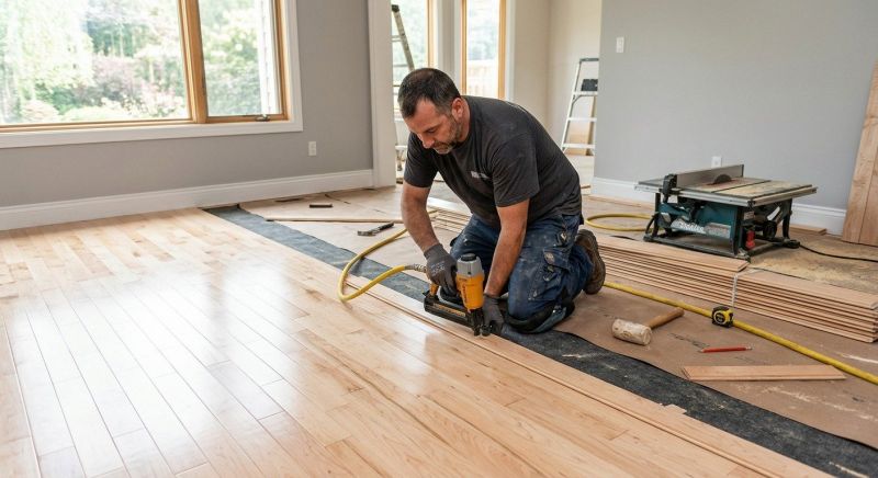 Maple Flooring Installation in Apollo Beach, FL