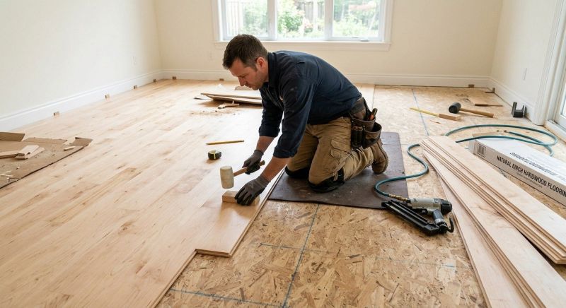 Maple Flooring Installation in Hillsborough County, FL