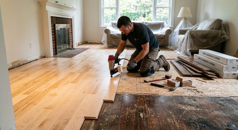 Maple Flooring Installation in Lutz, FL