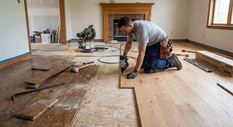 Oak Floor Installation in Apollo Beach, FL
