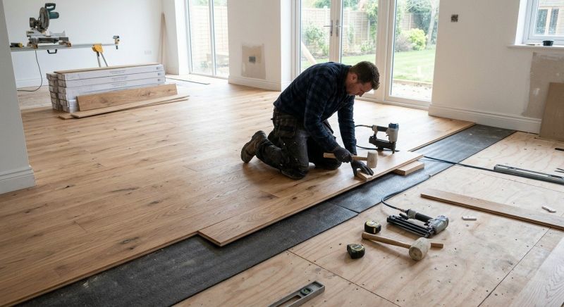 Oak Floor Installation in Dover, FL
