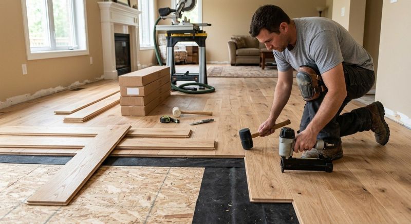 Oak Floor Installation in Dover, FL