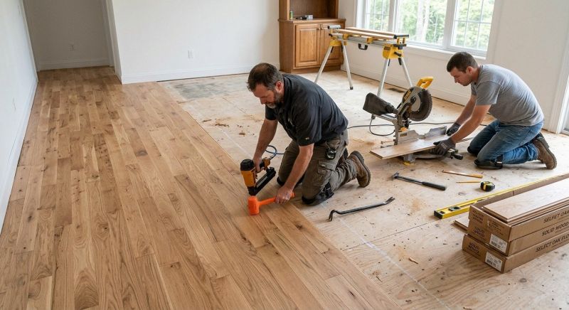 Oak Floor Installation in Indian Rocks Beach, FL