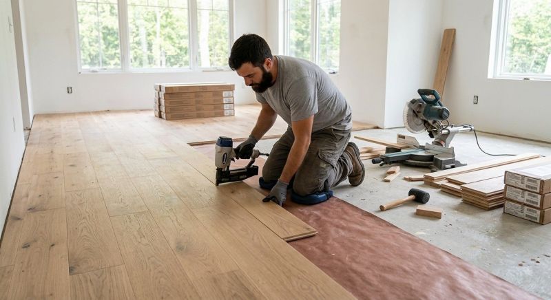 Oak Floor Installation in Pasco County, FL