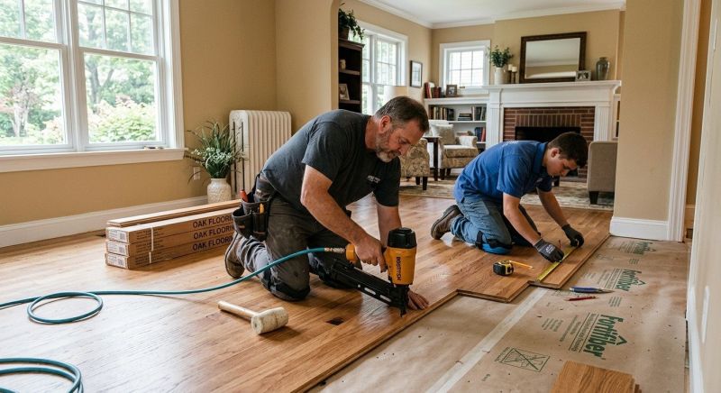 Oak Floor Installation in Riverview, FL