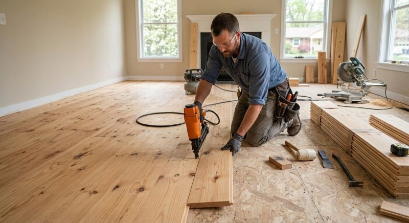 Pine Floor Installation in Tampa, FL