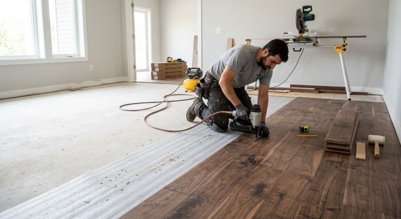 Walnut Flooring Installation in Tampa, FL