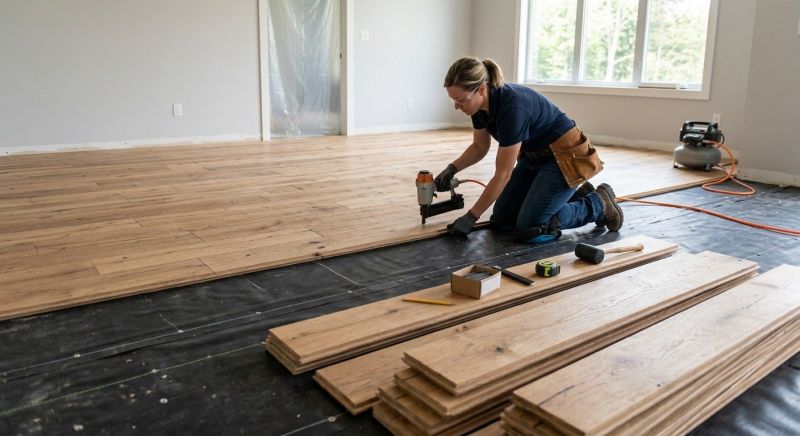 Wide Plank Floor Installation in Tampa, FL