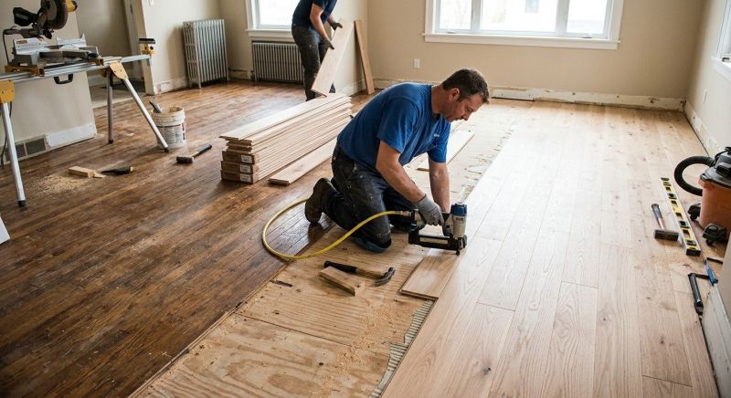 Wood Floor Replacement in Riverview, FL